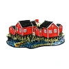 Norwegian fridge magnets from Northern Europe, tourist souvenirs from all over the world, cultural and creative gifts, magnetic decorative magnets, and magnet stones Item Picture